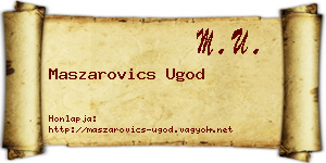 Maszarovics Ugod névjegykártya